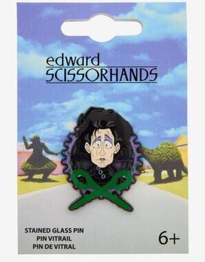 Loungefly Edward Scissorshands Stained Glass Pin